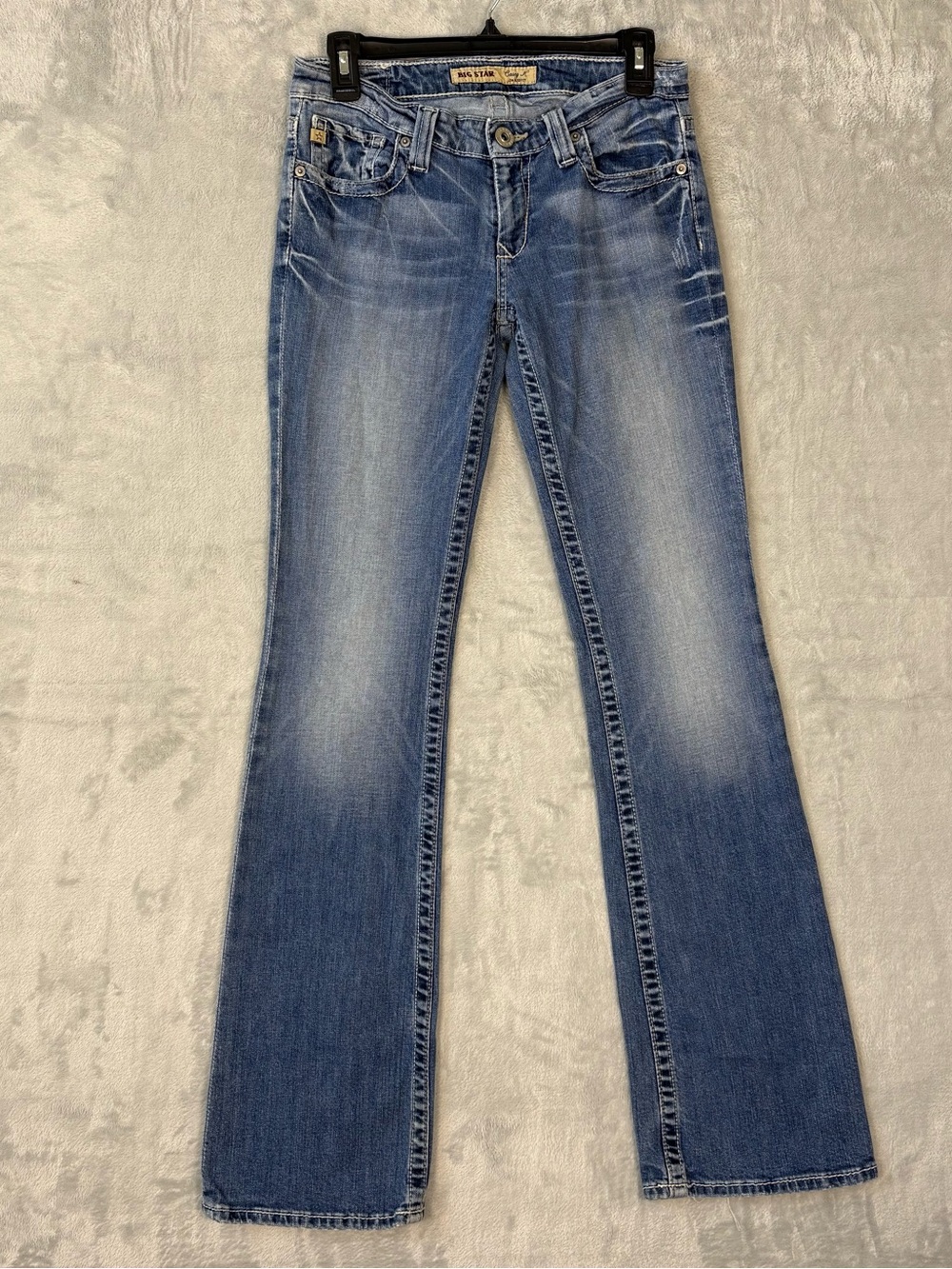 Big Star Jeans Casey K Women's 28L Whiskers Rockabilly western boot low-rise